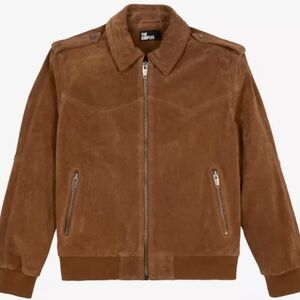 NWT! The Kooples Brown Suede Men's Jacket